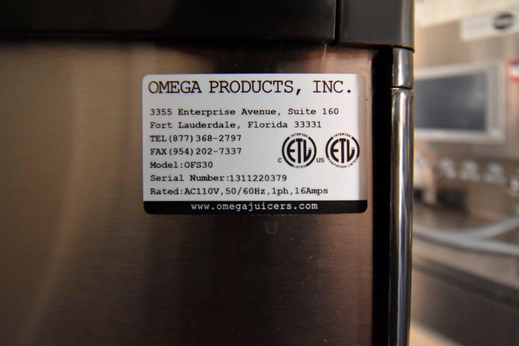 Image for ***SOLD***  MJK1742 Omega OFS30 Triple Gallon Pourover Slushy Machine
