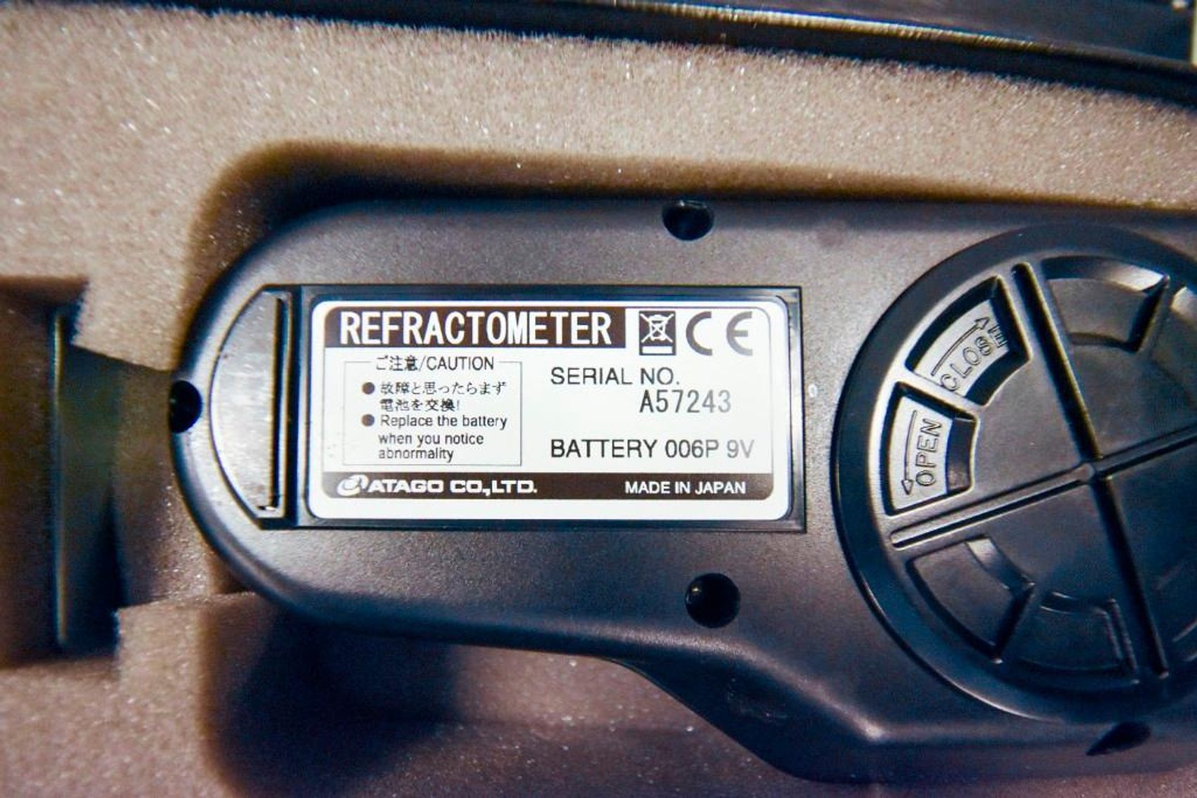 Image for ***SOLD***  MJK1740 ATAGO Palette Series Digital Refractometer PR-201α