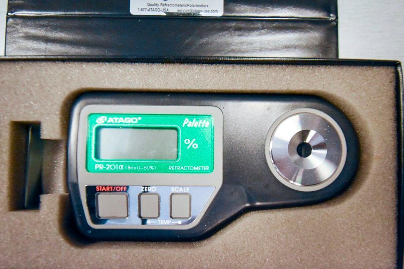 Image for ***SOLD***  MJK1740 ATAGO Palette Series Digital Refractometer PR-201α