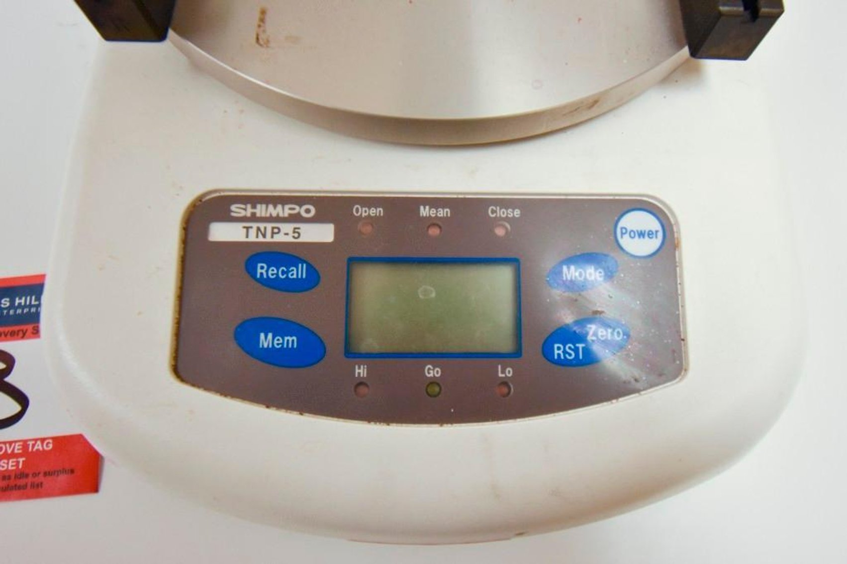 Image for ***SOLD*** MJK1734 SHIMPO Cap Torque Tester