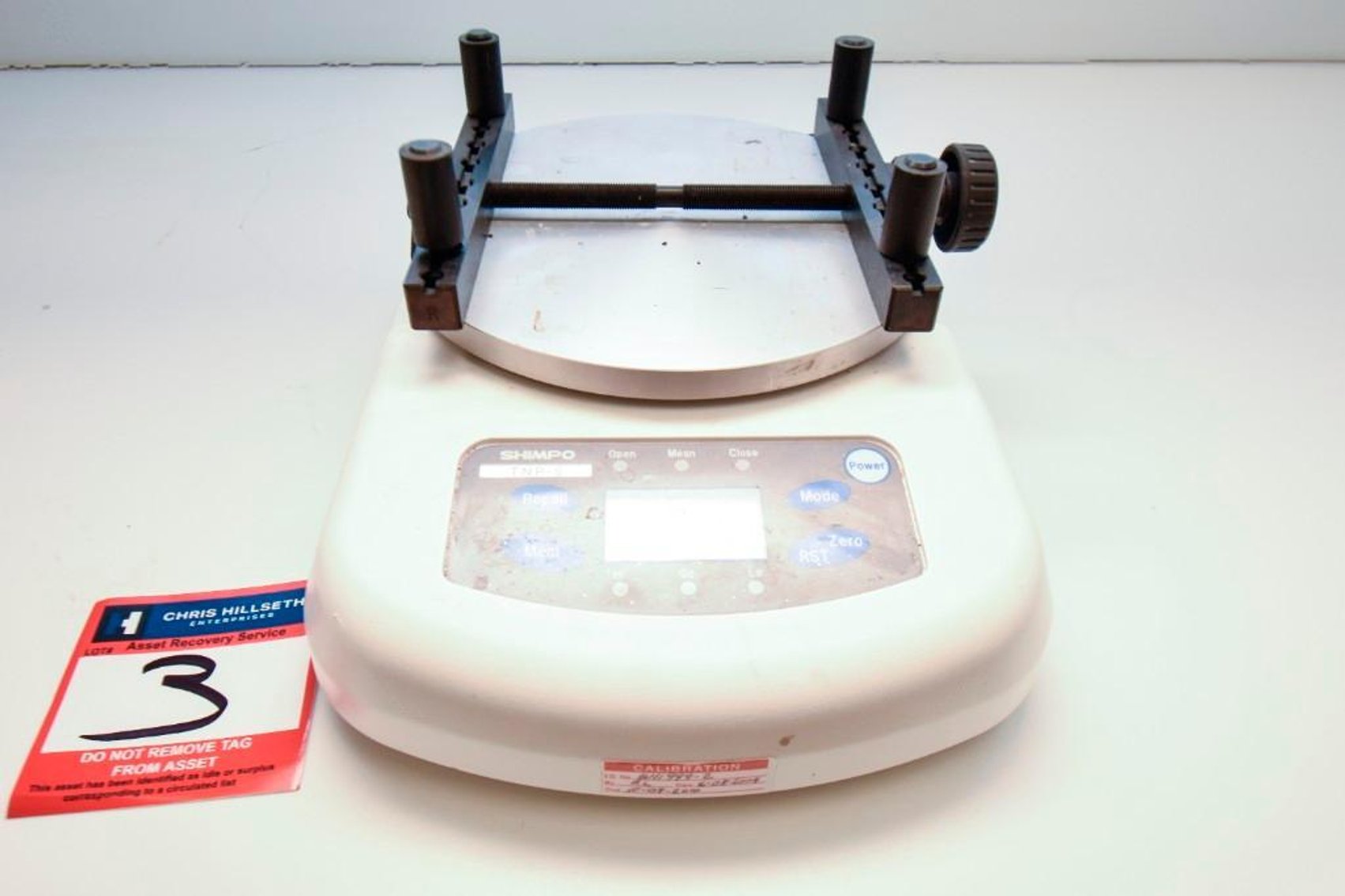 Image for ***SOLD*** MJK1734 SHIMPO Cap Torque Tester