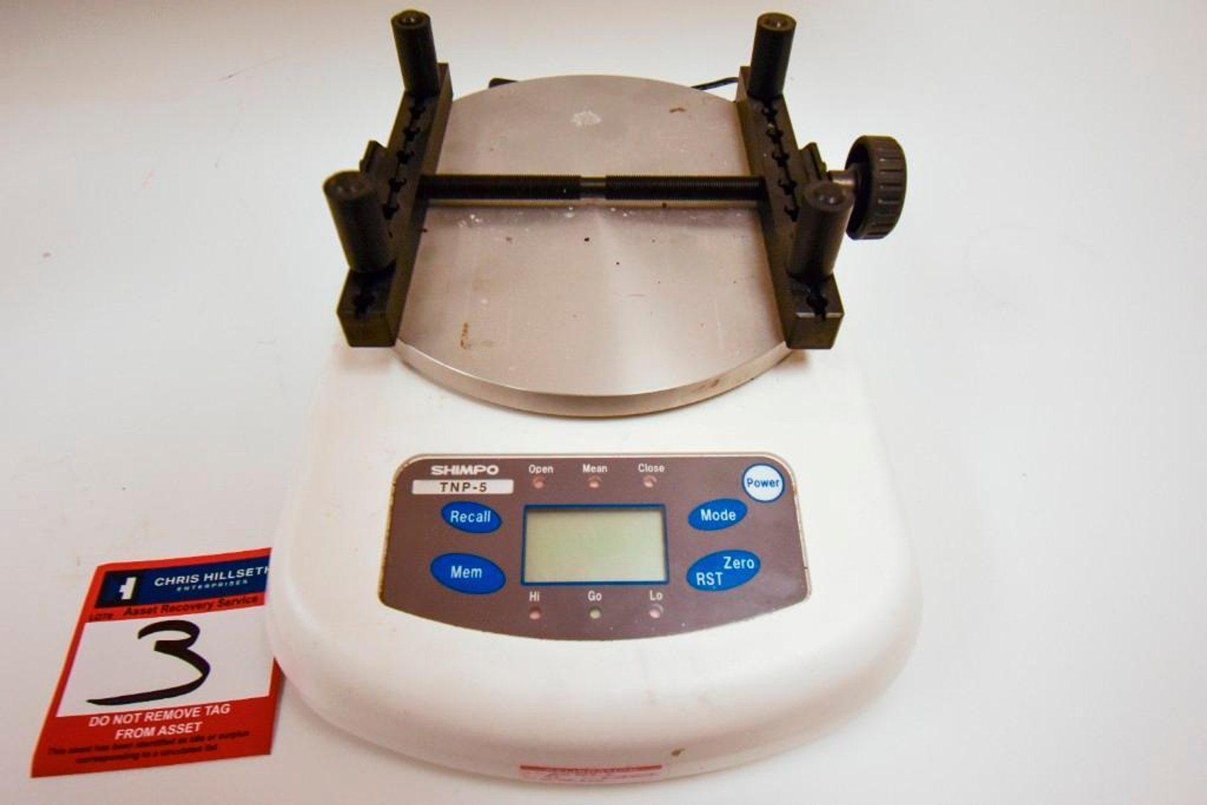 Image for ***SOLD*** MJK1734 SHIMPO Cap Torque Tester