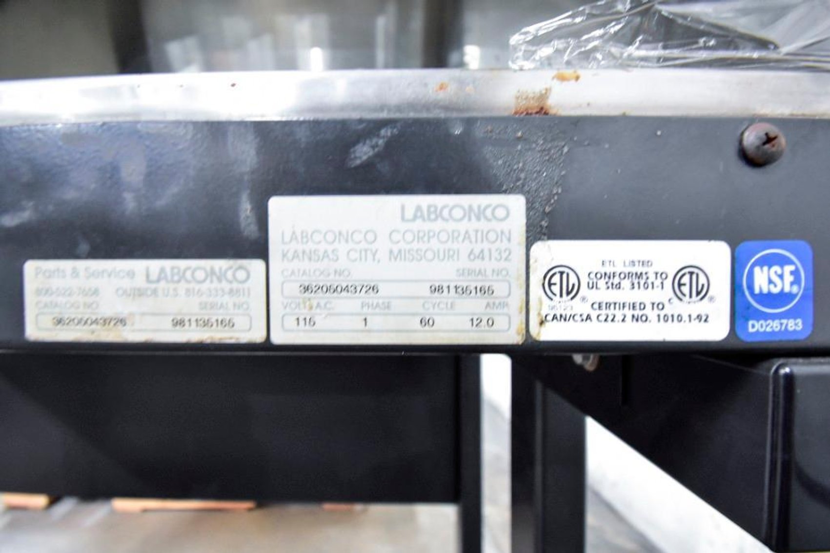 Image for MJK1708 Labconco Air Purifier Biosafety Cabinet