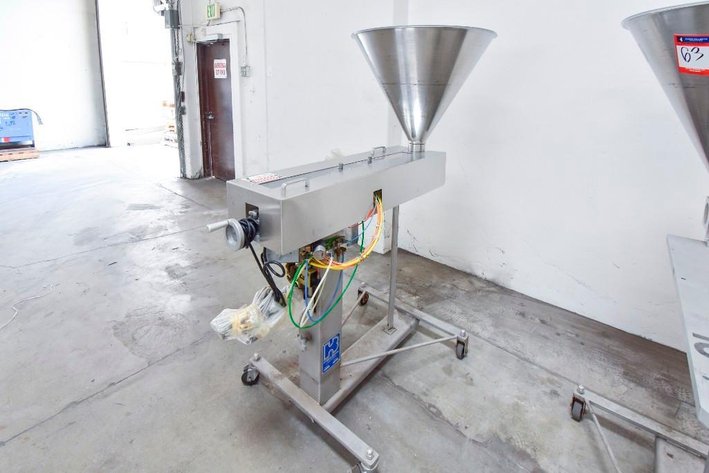 Image for ***SOLD*** MJK1729 Hinds Bock Single Piston Liquid Filler on Casters