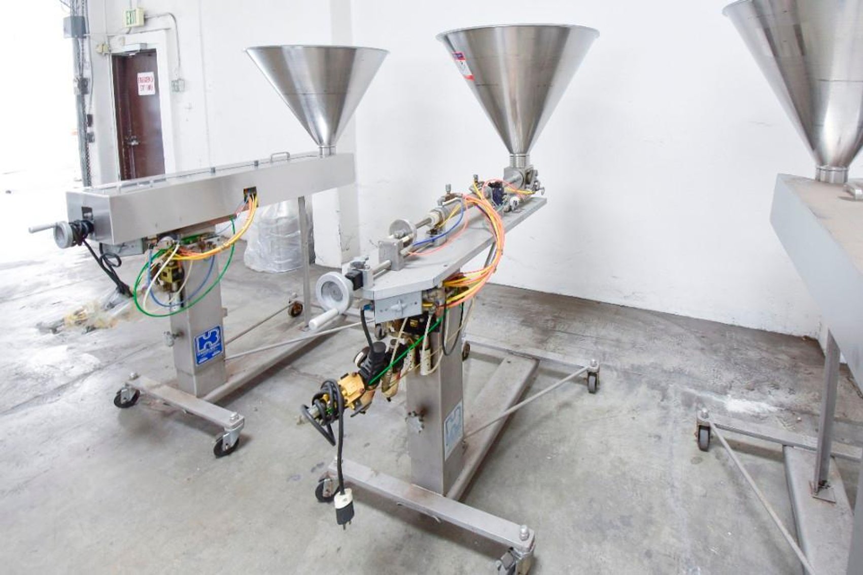 Image for ***SOLD*** MJK1728 Hinds Bock Single Piston Liquid Filler on Casters