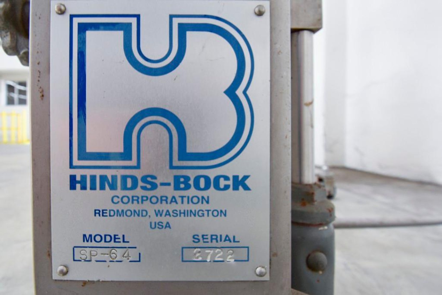 Image for ***SOLD*** MJK1728 Hinds Bock Single Piston Liquid Filler on Casters
