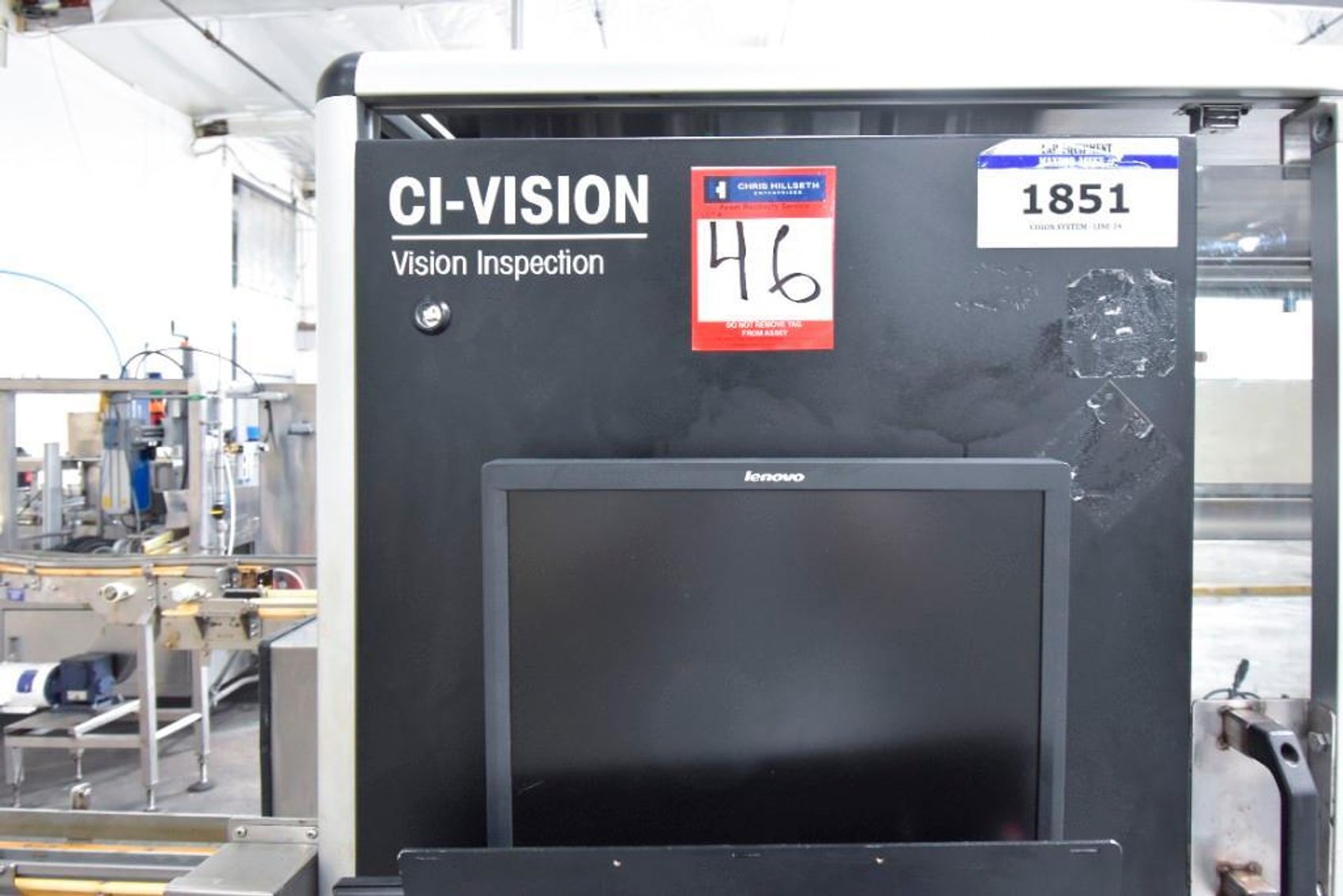 Image for ***SOLD*** MJK1717 DW Fritz Inc. Bottle Line Inspection System