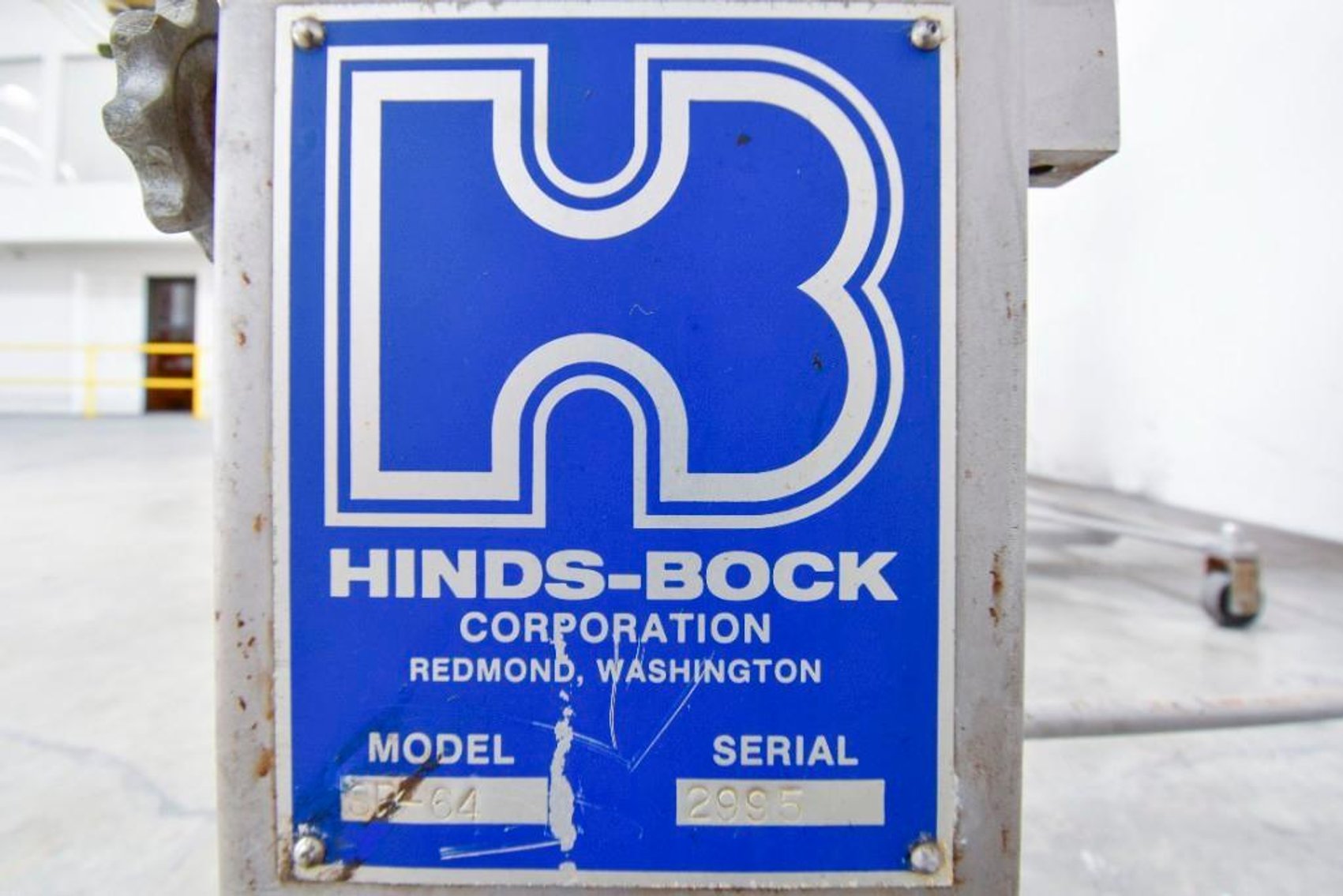 Image for ***SOLD*** MJK1727 Hinds Bock Single Piston Liquid Filler on Casters