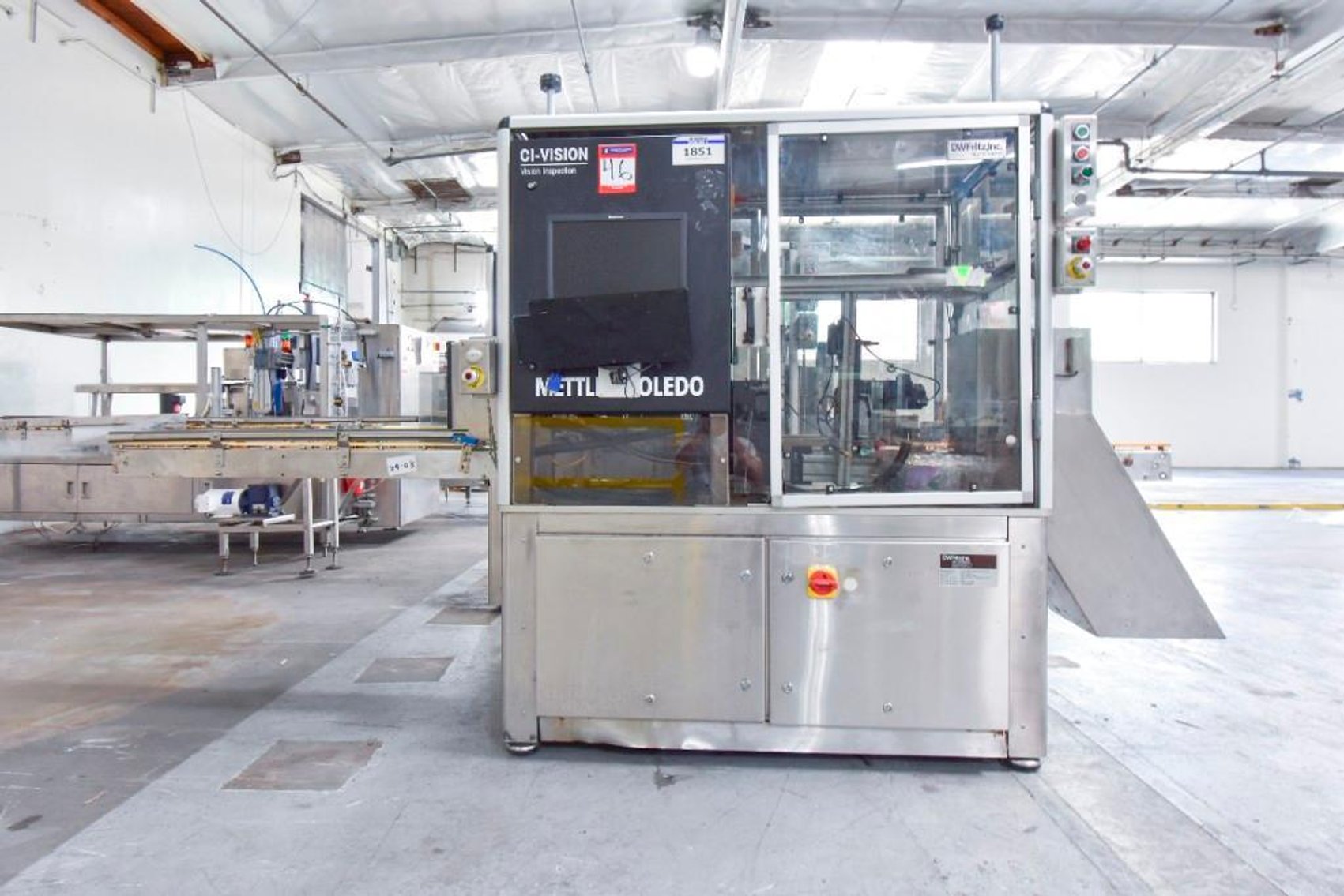 Image for ***SOLD*** MJK1717 DW Fritz Inc. Bottle Line Inspection System