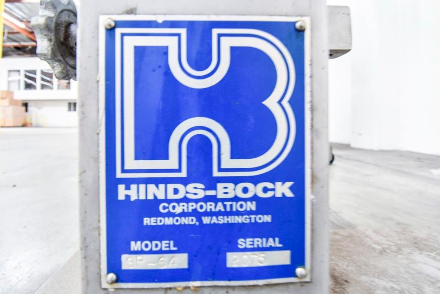 Image for ***SOLD*** MJK1721 Hinds Bock Single Piston Liquid Filler on Casters