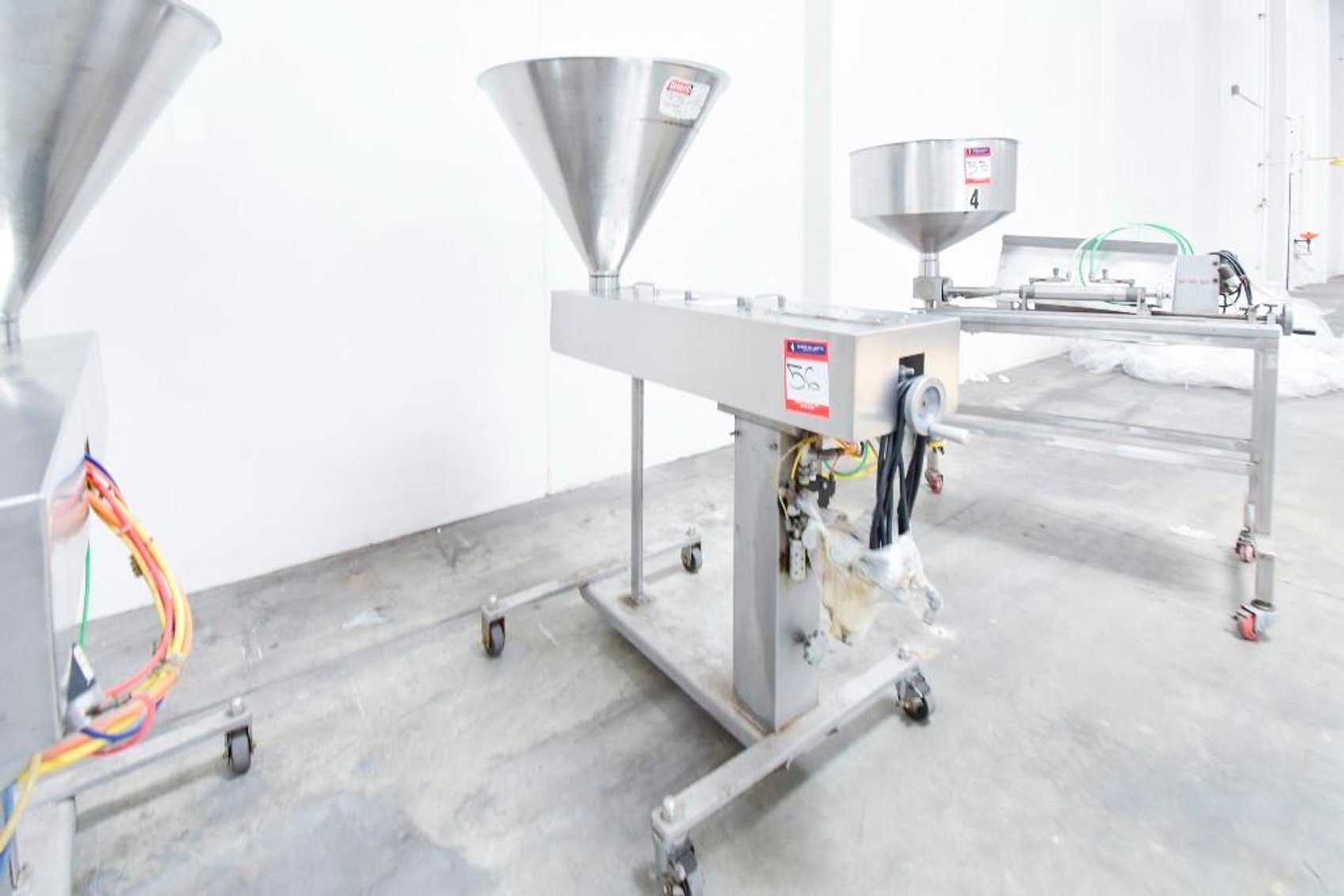 Image for ***SOLD*** MJK1721 Hinds Bock Single Piston Liquid Filler on Casters