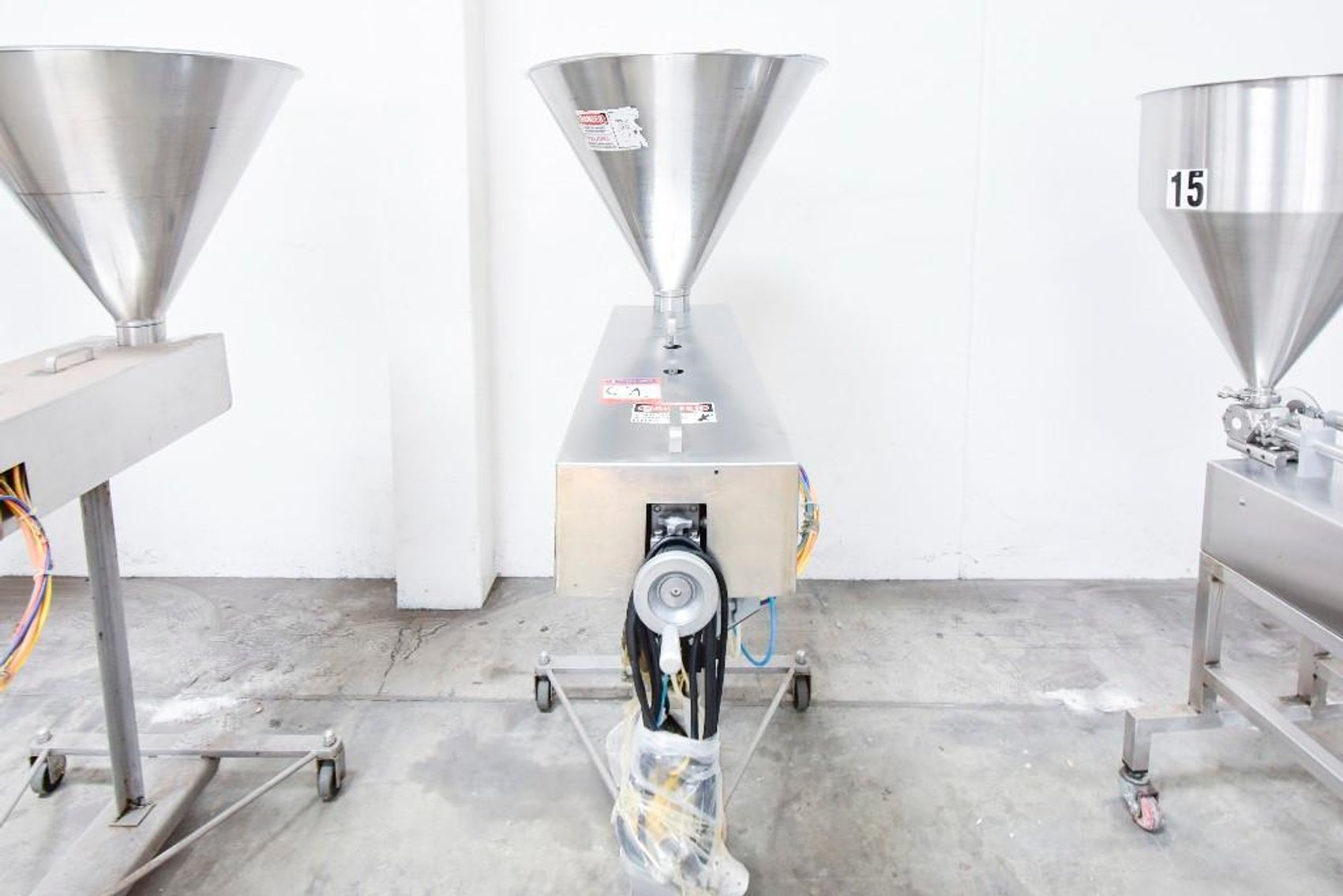 Image for ***SOLD*** MJK1726 Hinds Bock Single Piston Liquid Filler on Casters