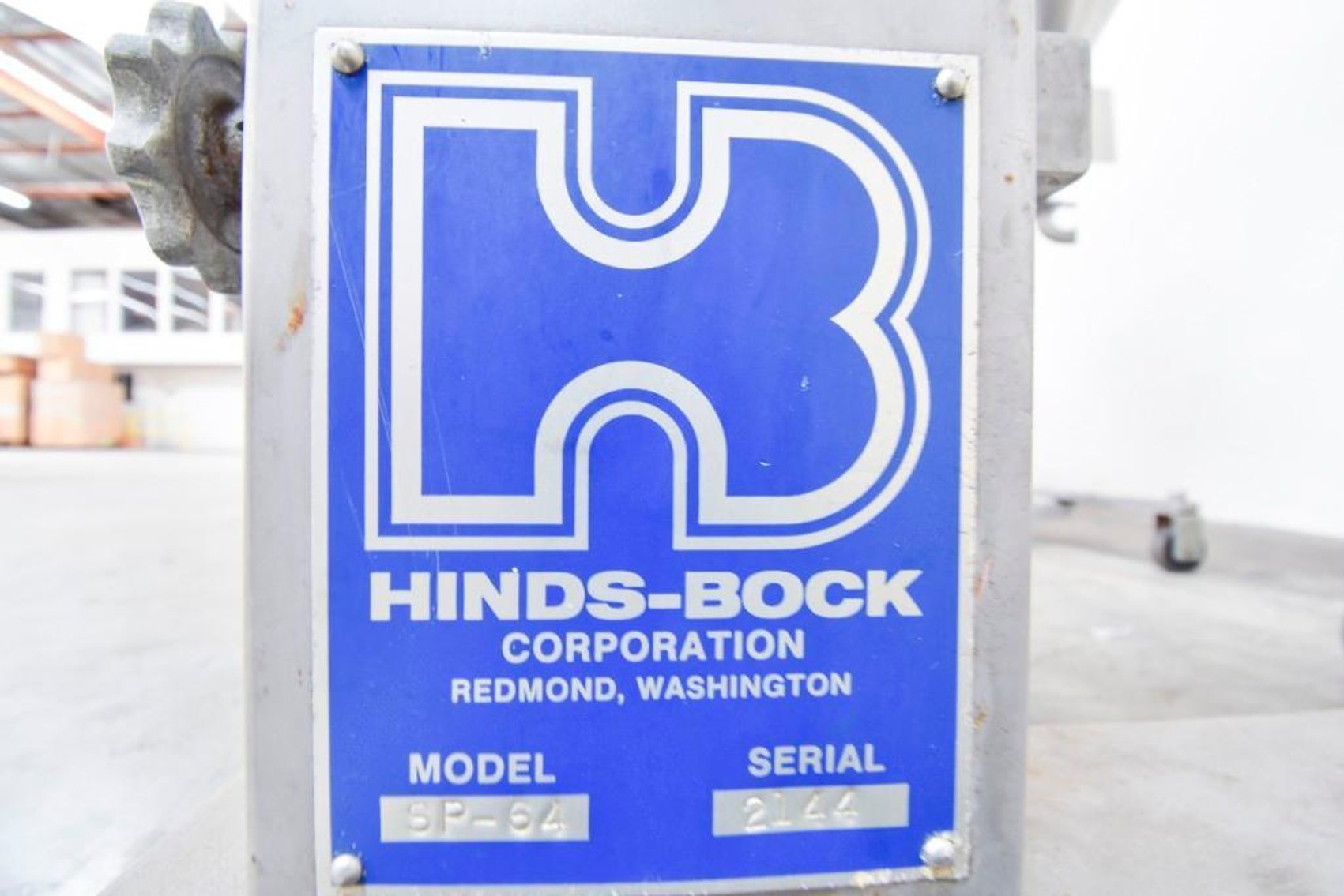 Image for ***SOLD*** MJK1722 Hinds Bock Single Piston Liquid Filler on Casters