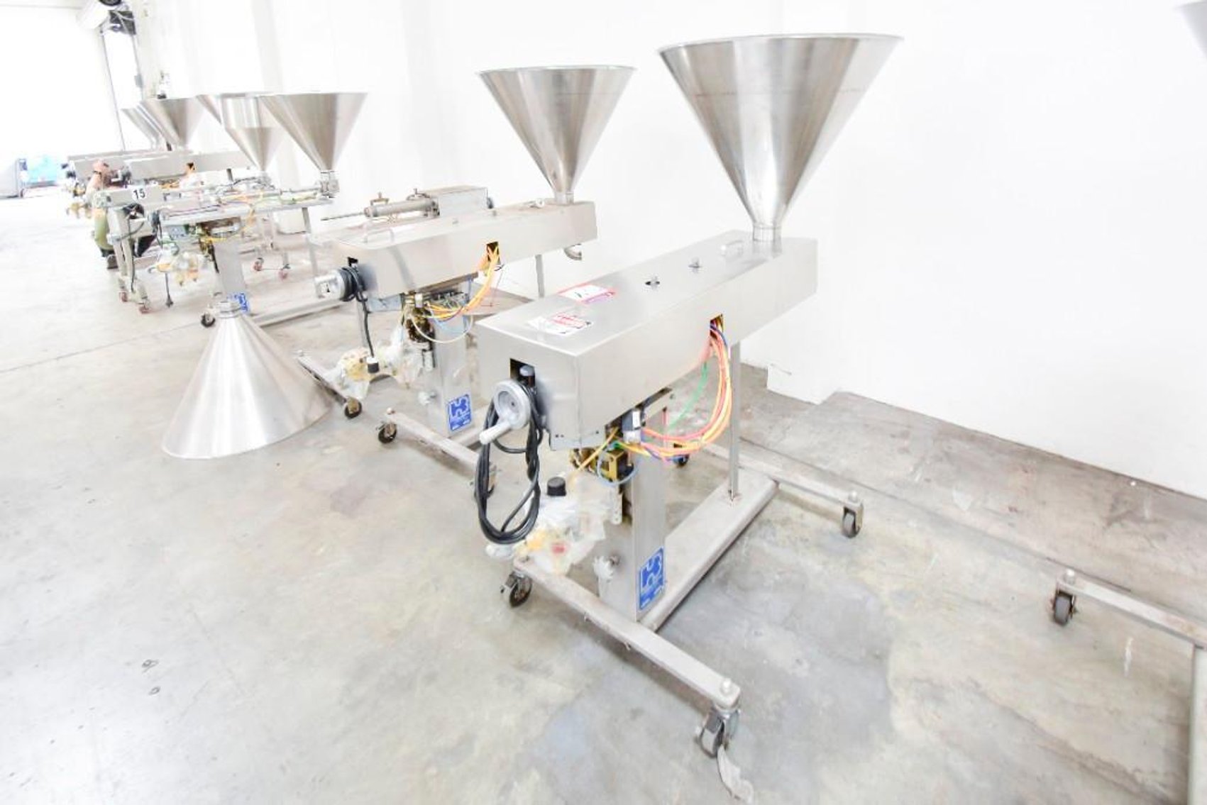 Image for ***SOLD*** MJK1722 Hinds Bock Single Piston Liquid Filler on Casters