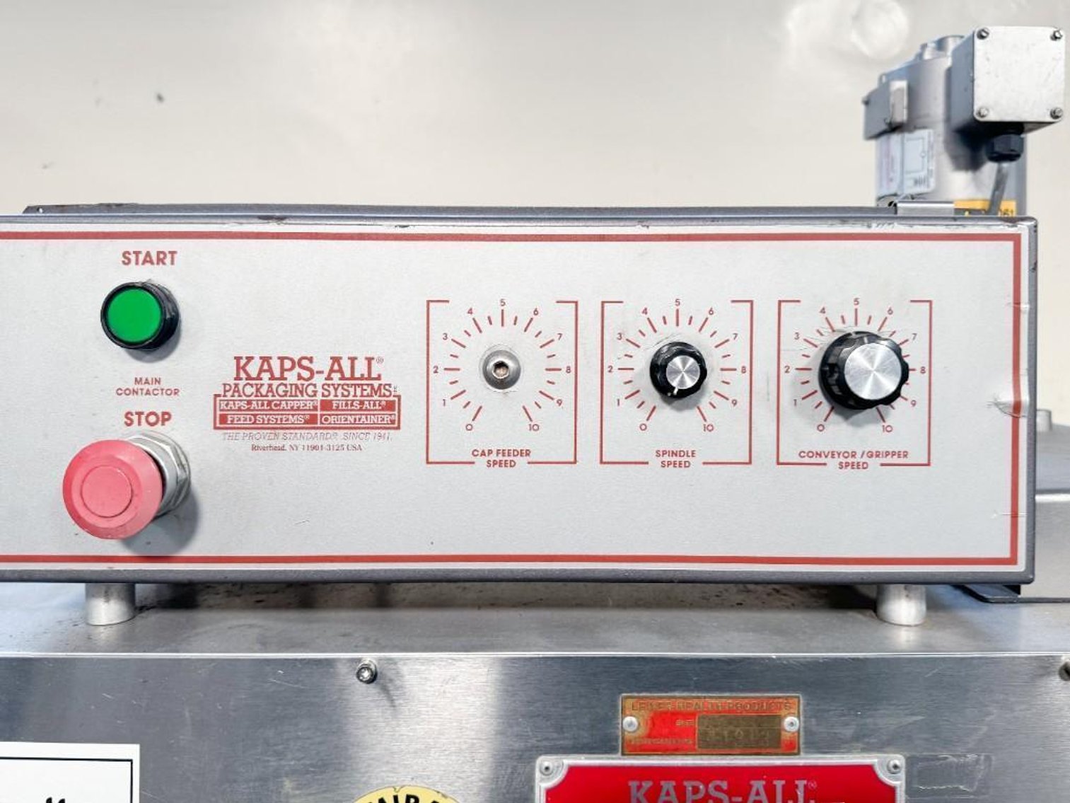 Image for MJK2005 Kaps-All 6 Spindle Capper MDL F-6