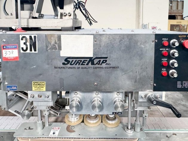 Image for MJK2006 SureKap Spindle Capper w/ conveyor MDL SK 6000\uFFFd18