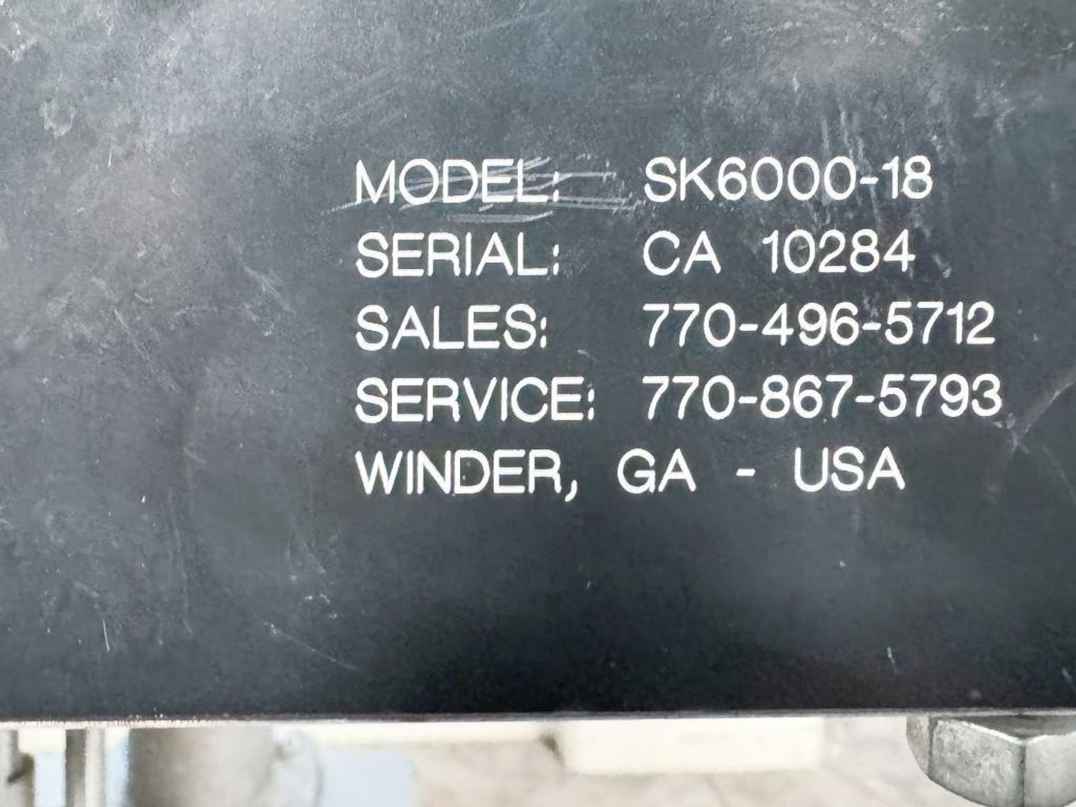 Image for MJK2006 SureKap Spindle Capper w/ conveyor MDL SK 6000\uFFFd18