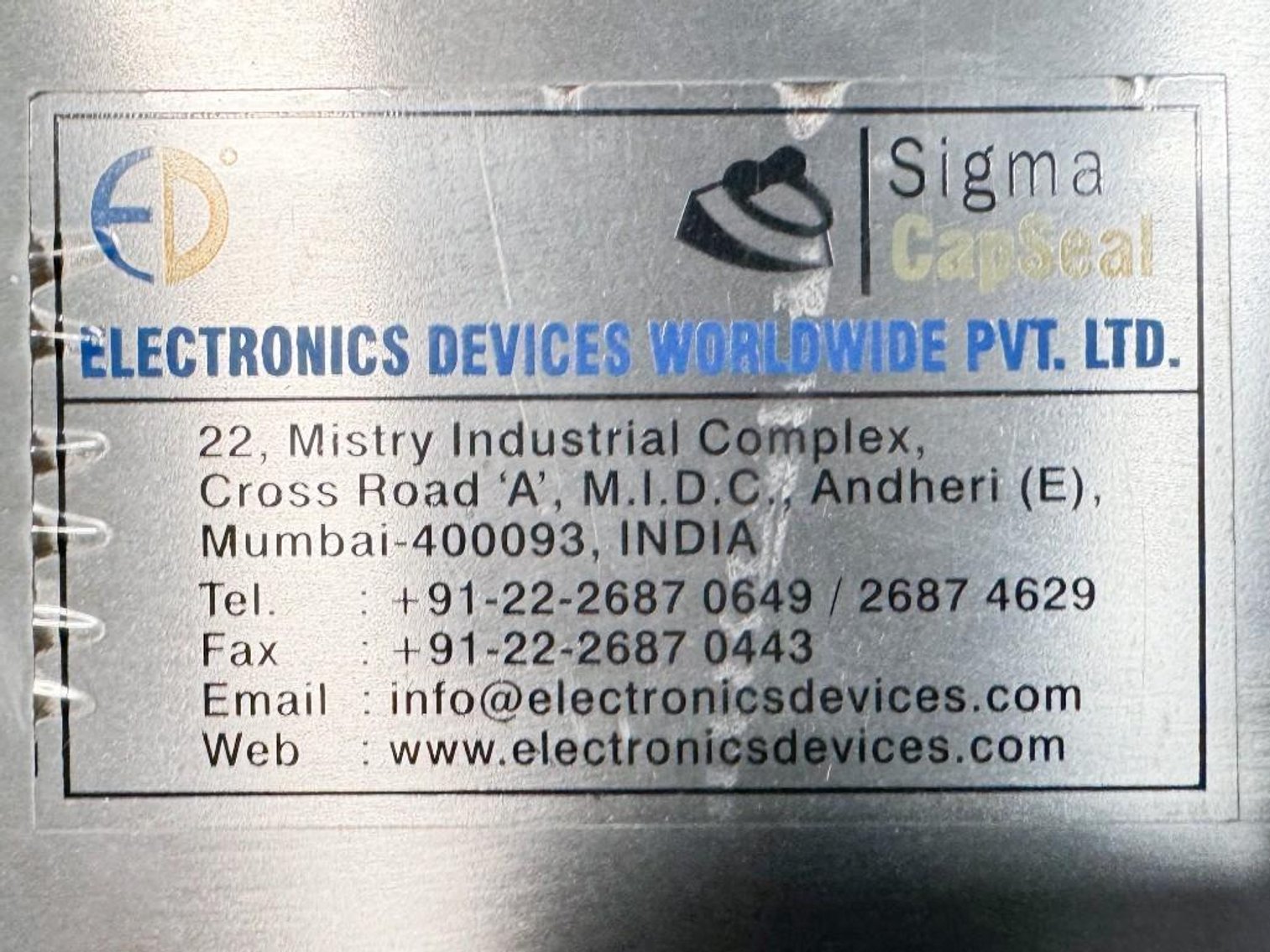 Image for MJK2009 Sigma CapSeal Induction Sealer