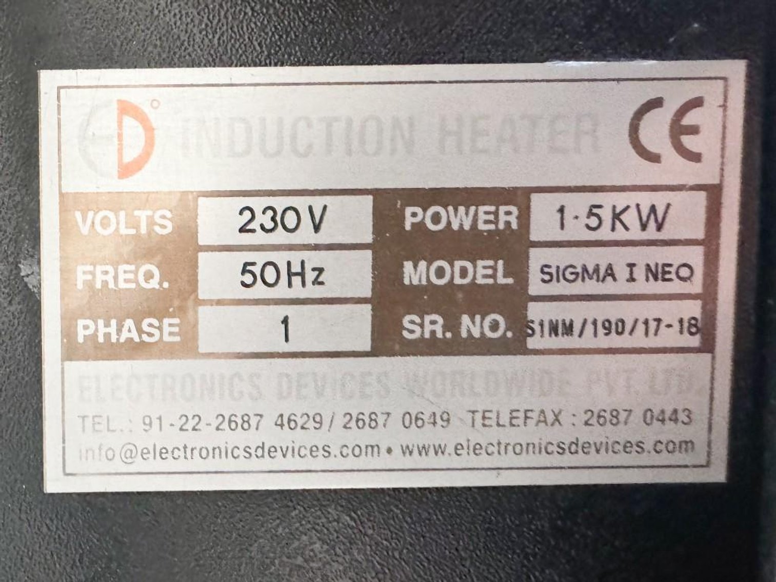 Image for MJK2009 Sigma CapSeal Induction Sealer