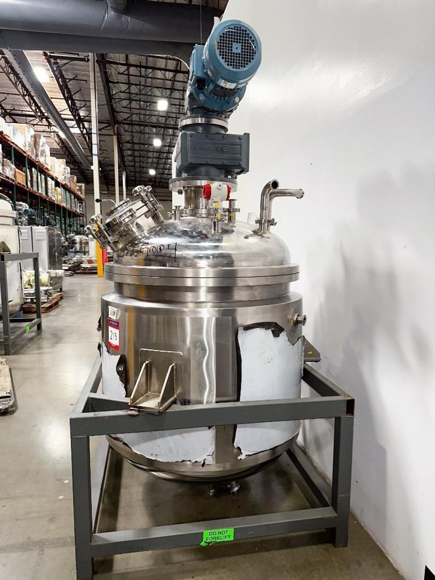 Image for MJK1917 NEW - 500 Liter, SS, Fully Jacketed, Vacuum, Triple Motion Mixing Kettle