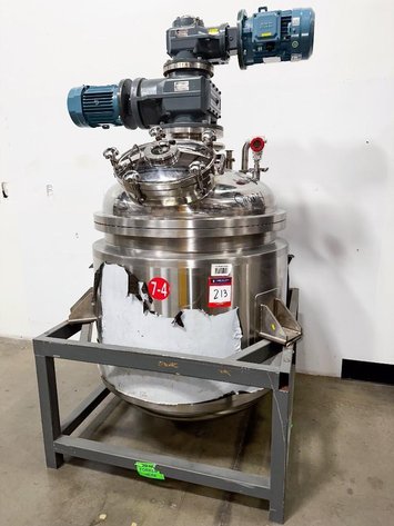 Image for MJK1917 NEW - 500 Liter, SS, Fully Jacketed, Vacuum, Triple Motion Mixing Kettle