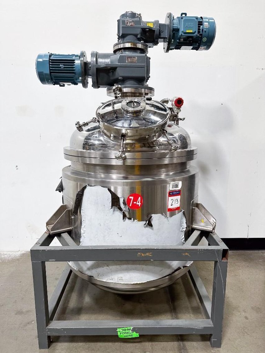 Image for MJK1917 NEW - 500 Liter, SS, Fully Jacketed, Vacuum, Triple Motion Mixing Kettle