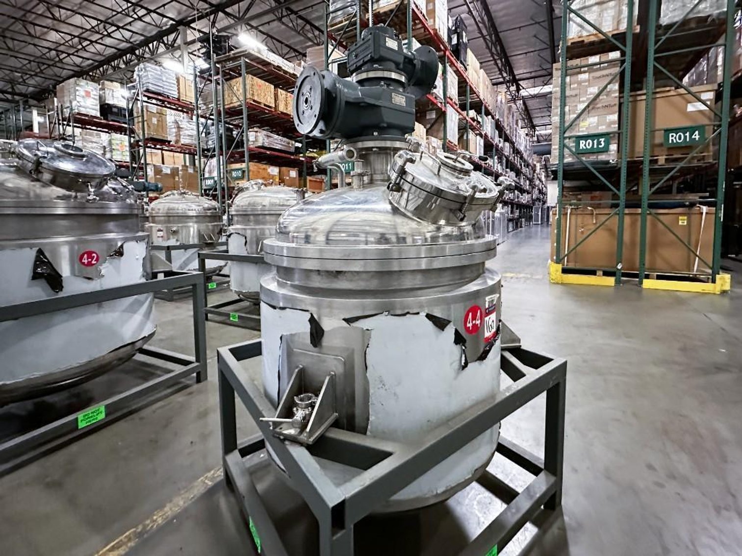 Image for MJK1918 NEW - 500 Liters SS Fully Jacketed Vacuum Triple Motion Mixing Kettle