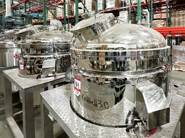 Image for MJK1922 Stainless Steel Full Sweep Triple Motion Mixing Kettle 1500 Liters