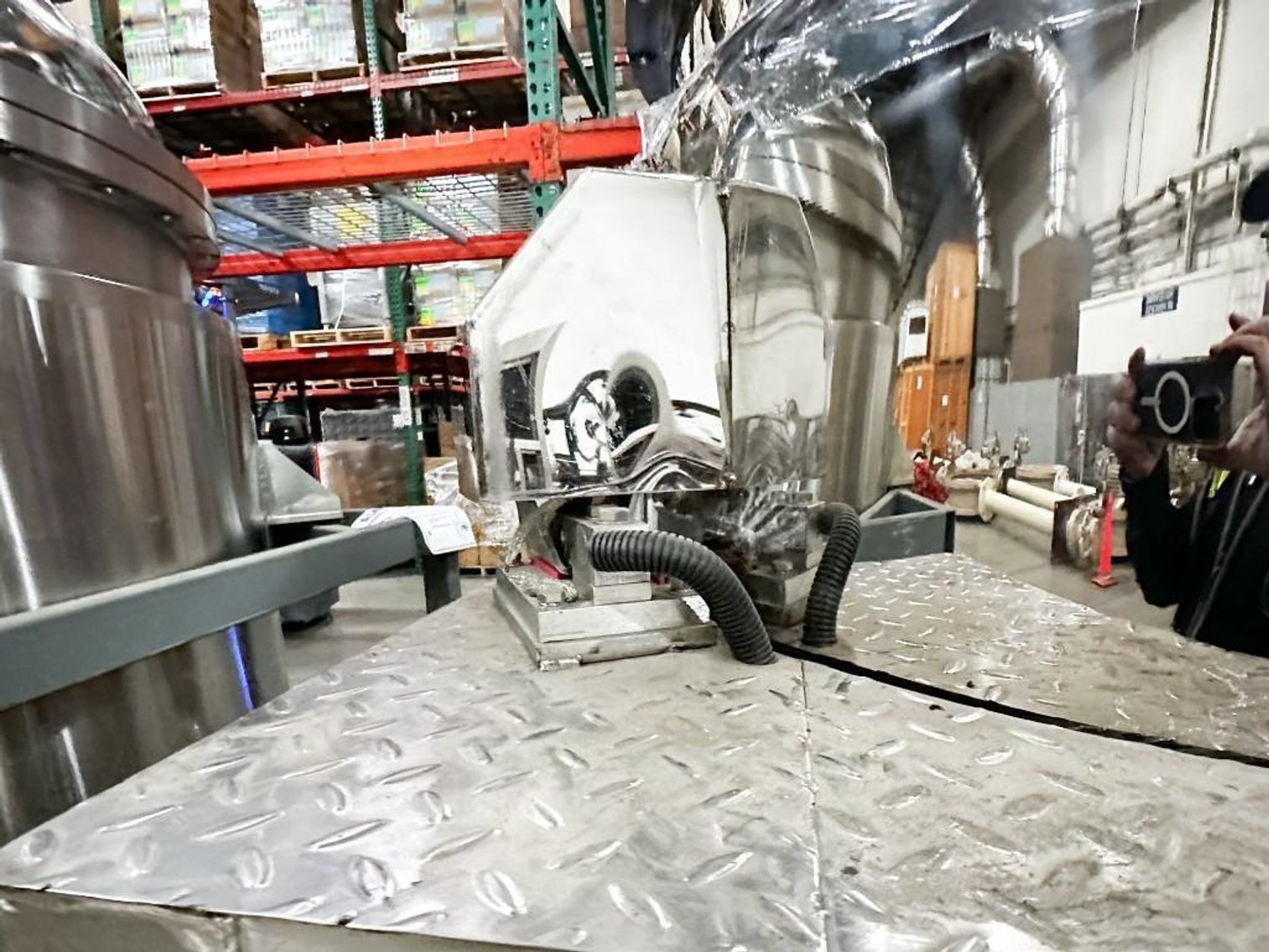 Image for MJK1922 Stainless Steel Full Sweep Triple Motion Mixing Kettle 1500 Liters