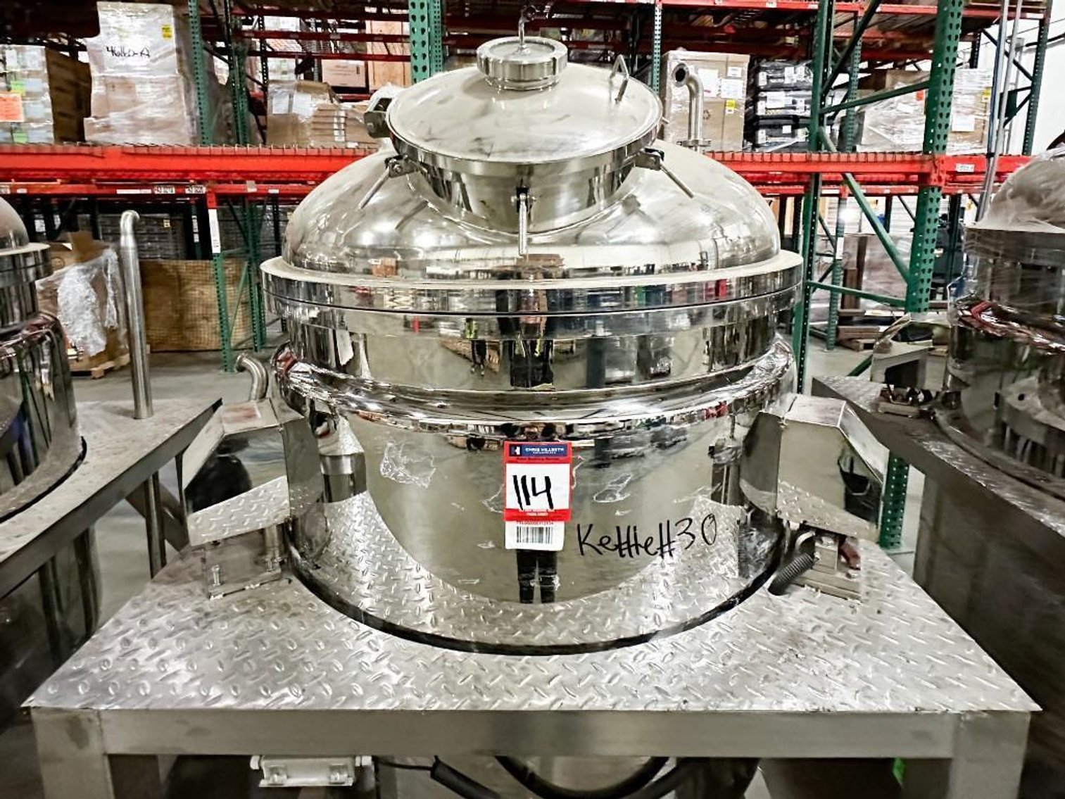 Image for MJK1924 SS Full Sweep Triple Motion Mixing Kettle 1500 Liters