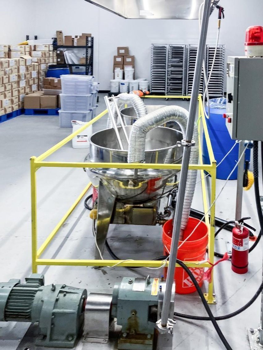 Image for MJK2036 300 KG Hatel Gummy Depositor Line with Mixing Kettle Kitchen