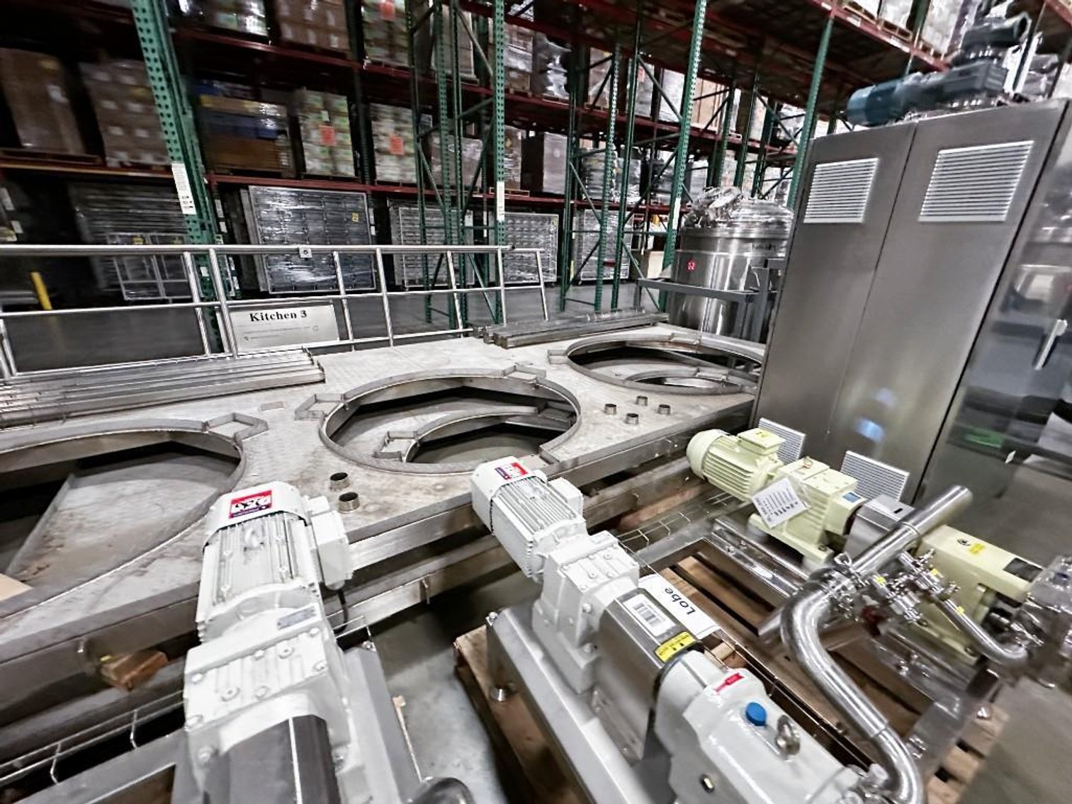 Image for MJK1926 NEW – Process Kitchen System - Process Kitchen, Jacketed, Vacuum, Multi Motion Mixing Kettles, Pumps and Mezzanine