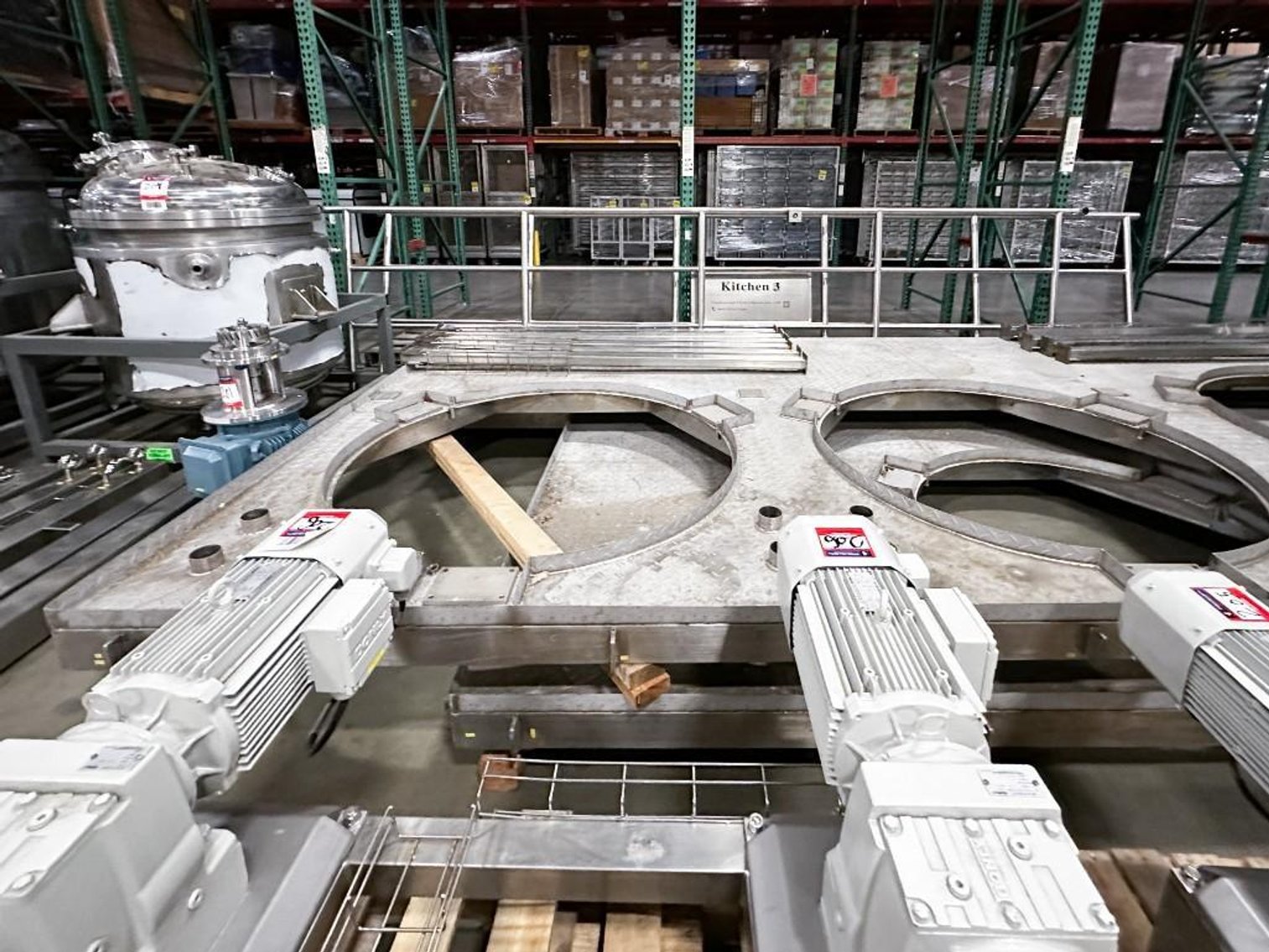 Image for MJK1926 NEW – Process Kitchen System - Process Kitchen, Jacketed, Vacuum, Multi Motion Mixing Kettles, Pumps and Mezzanine