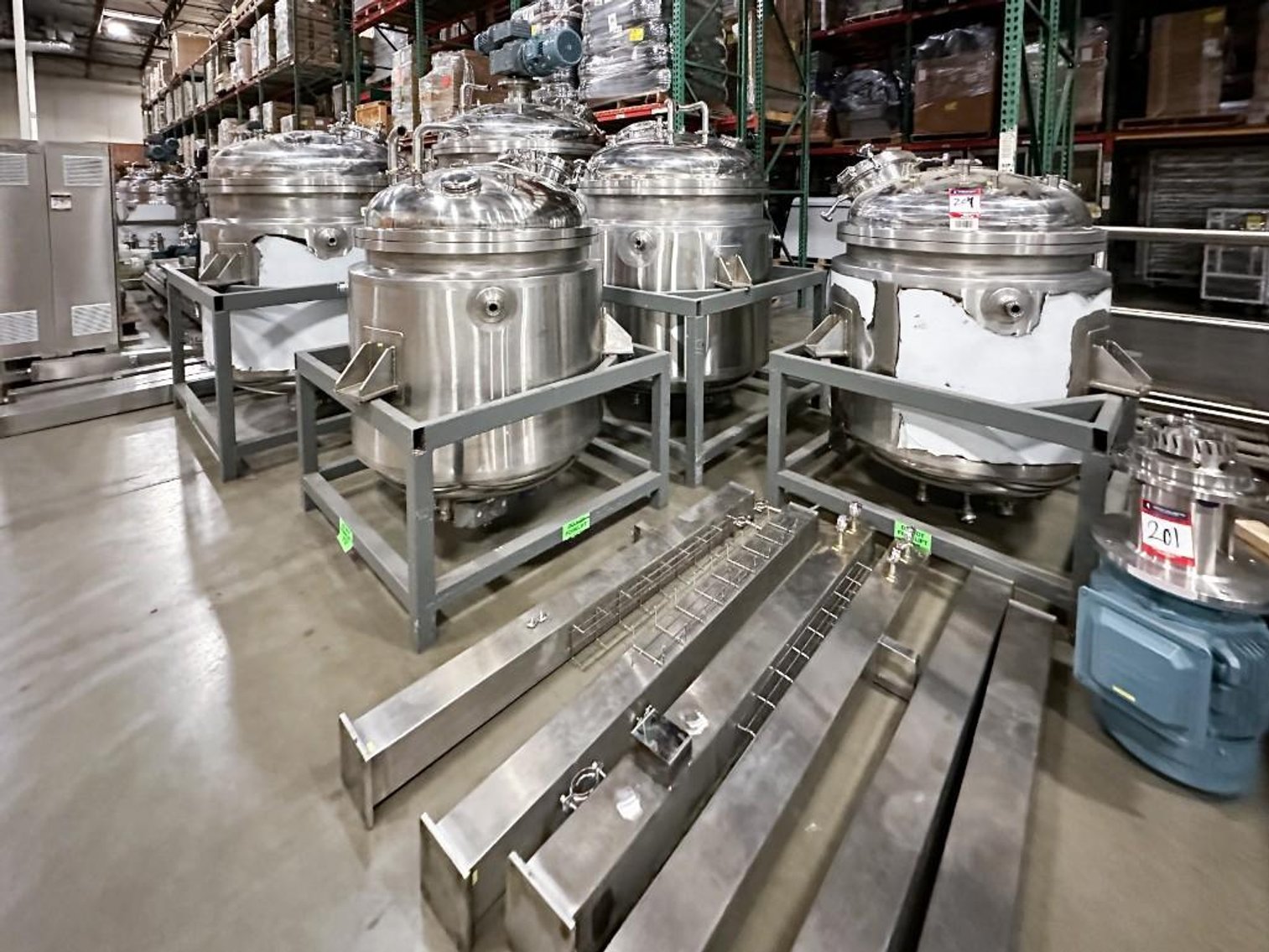 Image for MJK1926 NEW – Process Kitchen System - Process Kitchen, Jacketed, Vacuum, Multi Motion Mixing Kettles, Pumps and Mezzanine