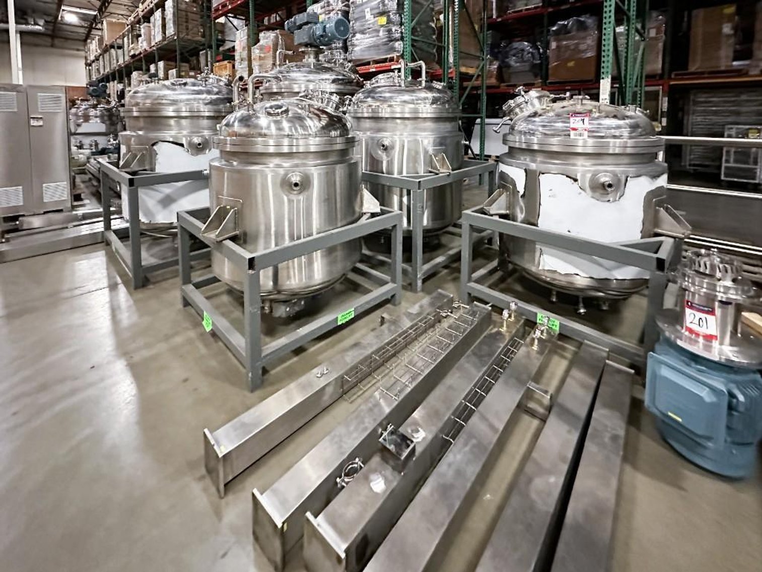 Image for MJK1926 NEW – Process Kitchen System - Process Kitchen, Jacketed, Vacuum, Multi Motion Mixing Kettles, Pumps and Mezzanine