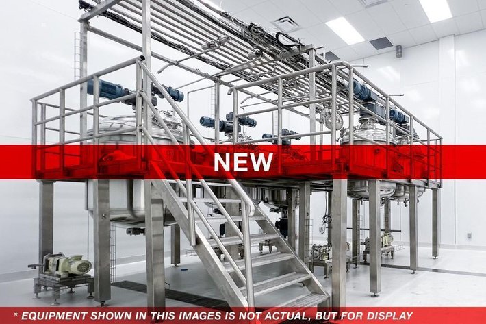 Image for MJK1926 NEW – Process Kitchen System - Process Kitchen, Jacketed, Vacuum, Multi Motion Mixing Kettles, Pumps and Mezzanine