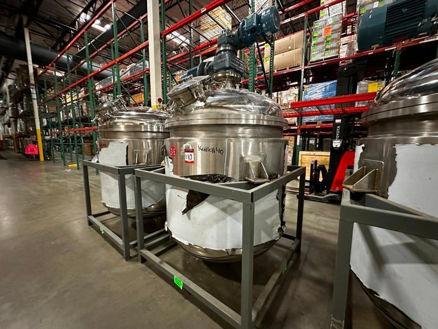 Image for ***SOLD*** MJK1927 1 - 1500 Liter, SS, Fully Jacketed, Vacuum, Dual Motion Mixing Kettle