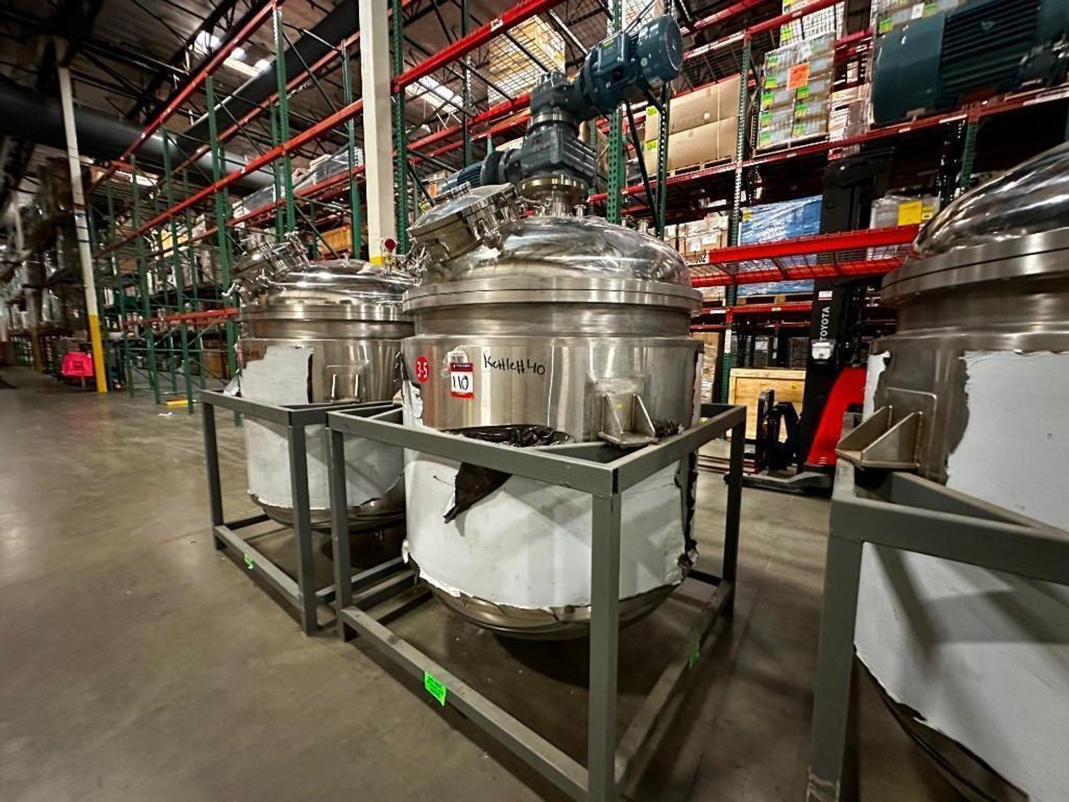 Image for ***SOLD*** MJK1927 1 - 1500 Liter, SS, Fully Jacketed, Vacuum, Dual Motion Mixing Kettle