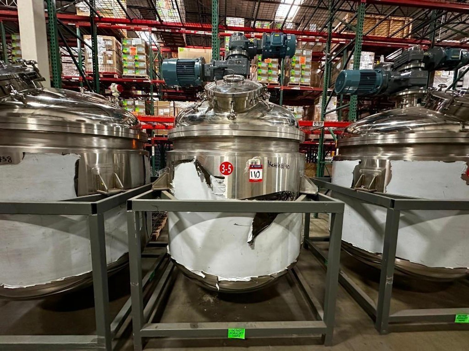 Image for ***SOLD*** MJK1927 1 - 1500 Liter, SS, Fully Jacketed, Vacuum, Dual Motion Mixing Kettle