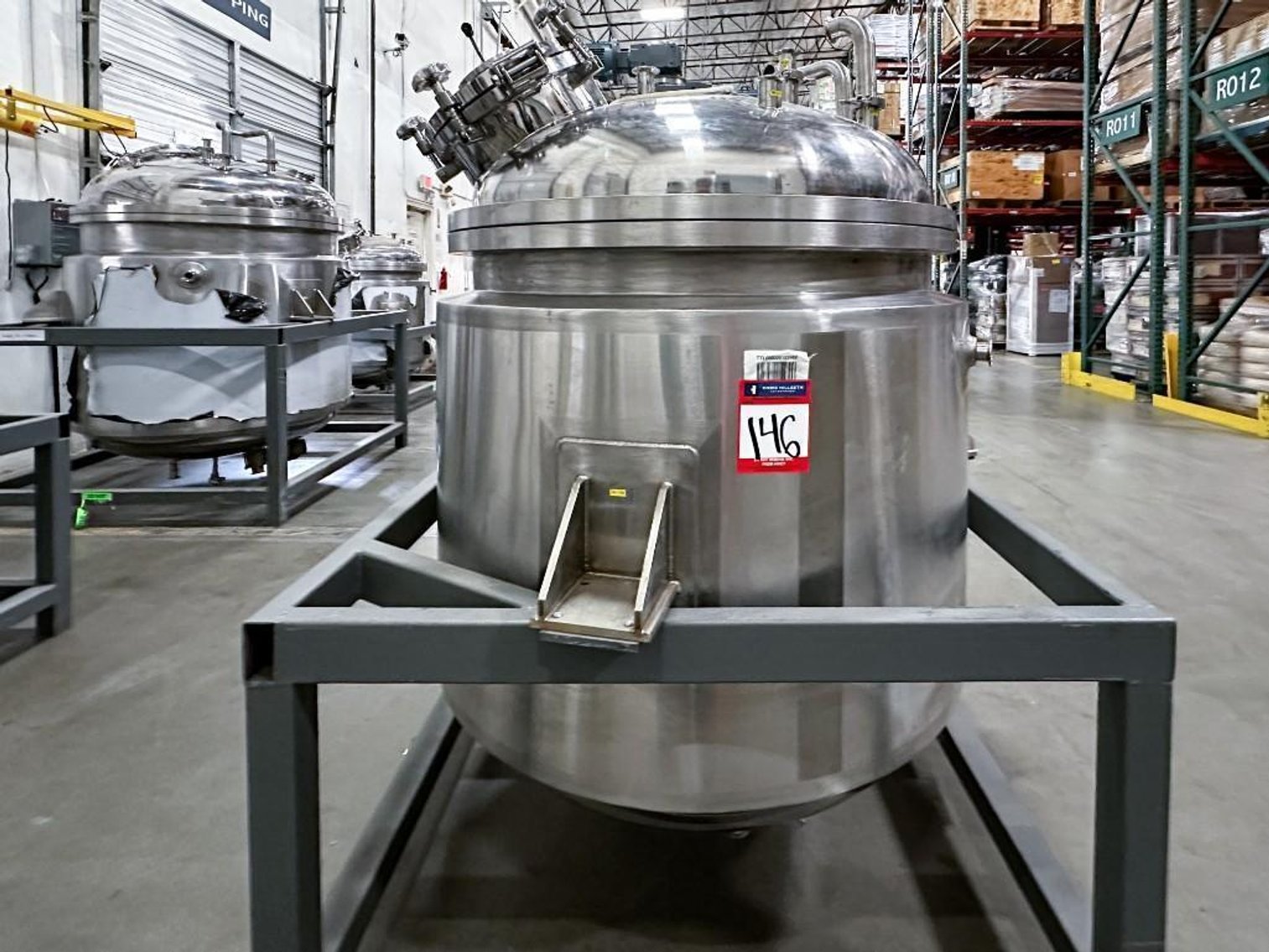 Image for MJK1930 NEW - 500 Liter, SS, Fully Jacketed, Vacuum, Triple Motion Mixing Kettle