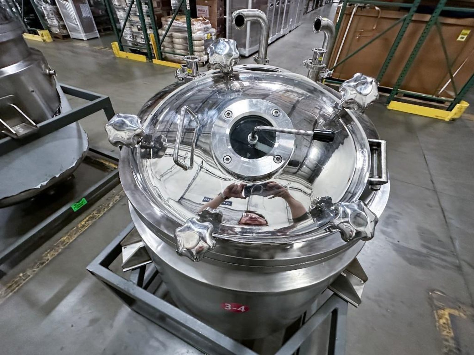 Image for MJK1930 NEW - 500 Liter, SS, Fully Jacketed, Vacuum, Triple Motion Mixing Kettle