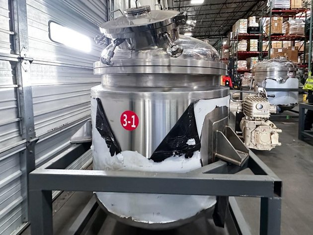 Image for MJK1931 NEW - 500 Liter, SS, Fully Jacketed, Vacuum, Triple Motion Mixing Kettle