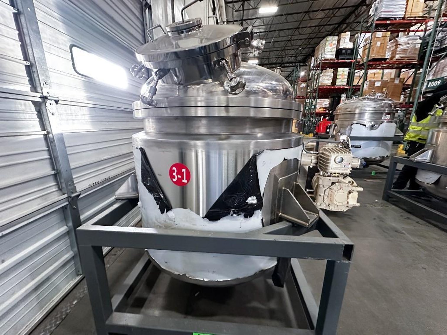 Image for MJK1931 NEW - 500 Liter, SS, Fully Jacketed, Vacuum, Triple Motion Mixing Kettle