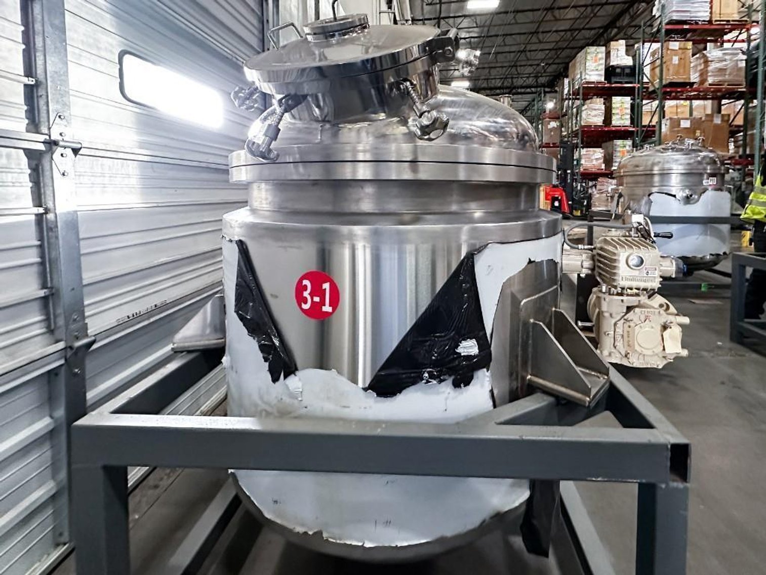 Image for MJK1931 NEW - 500 Liter, SS, Fully Jacketed, Vacuum, Triple Motion Mixing Kettle