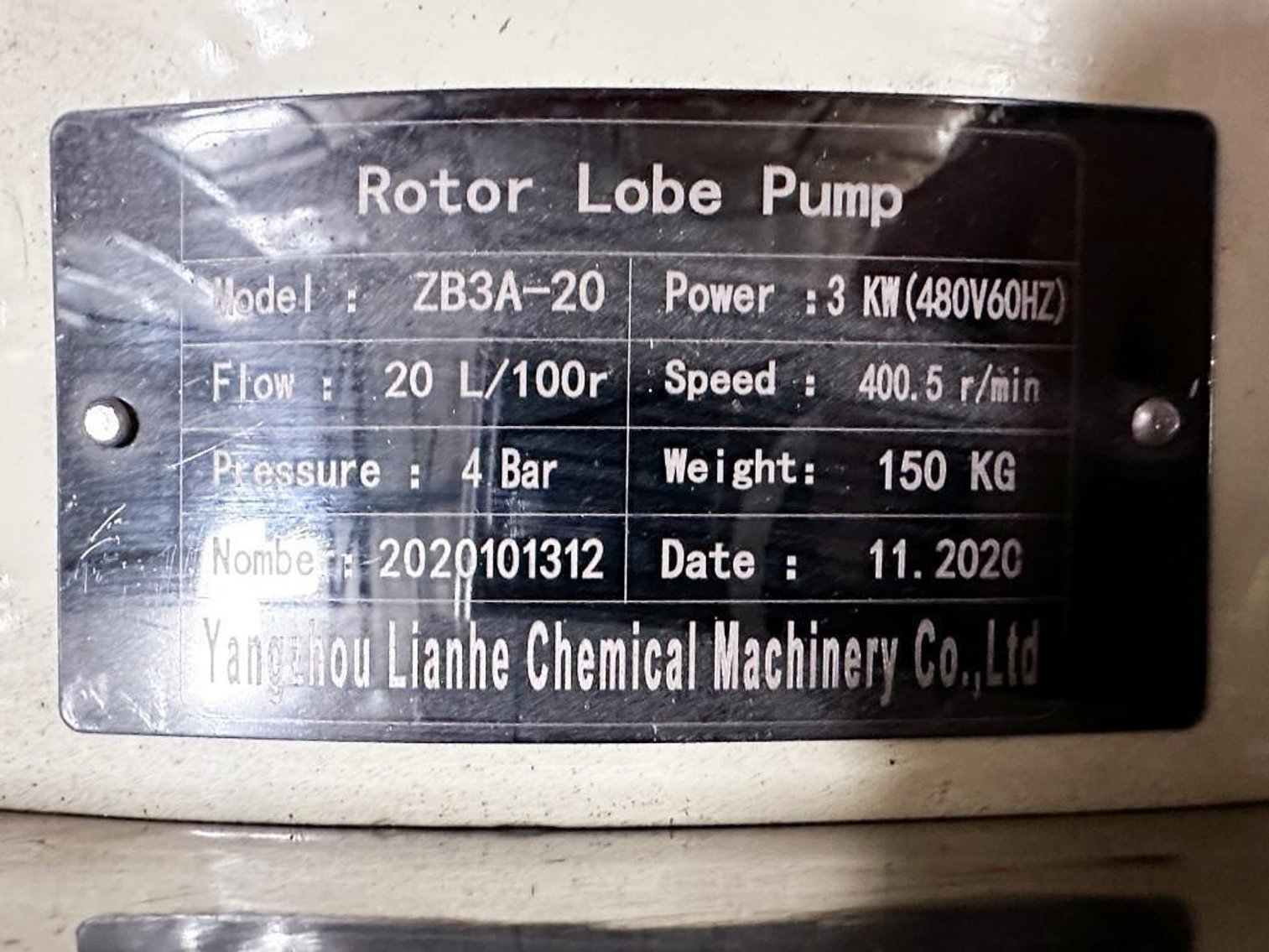 Image for MJK1932 NEW - Durrex Tri- Lobe Positive Displacement Pump System