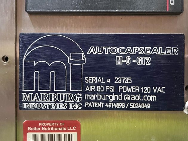 Image for ***SOLD*** MJK1920 Marburg Autocapsealer MDL M-6-GT2
