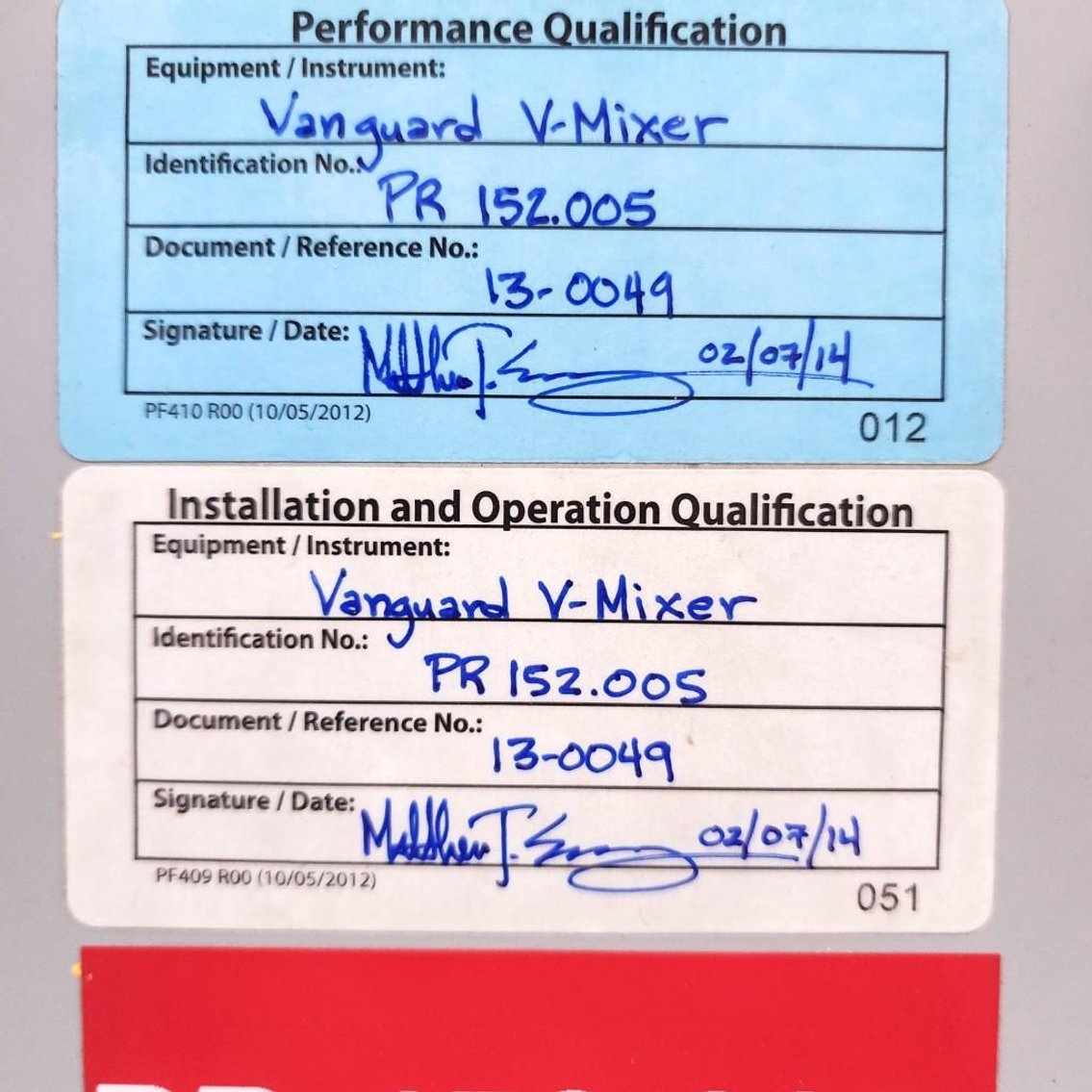 Image for MJK2047 150 Cubic Foot Vanguard V-Blender with Intensifier Bar