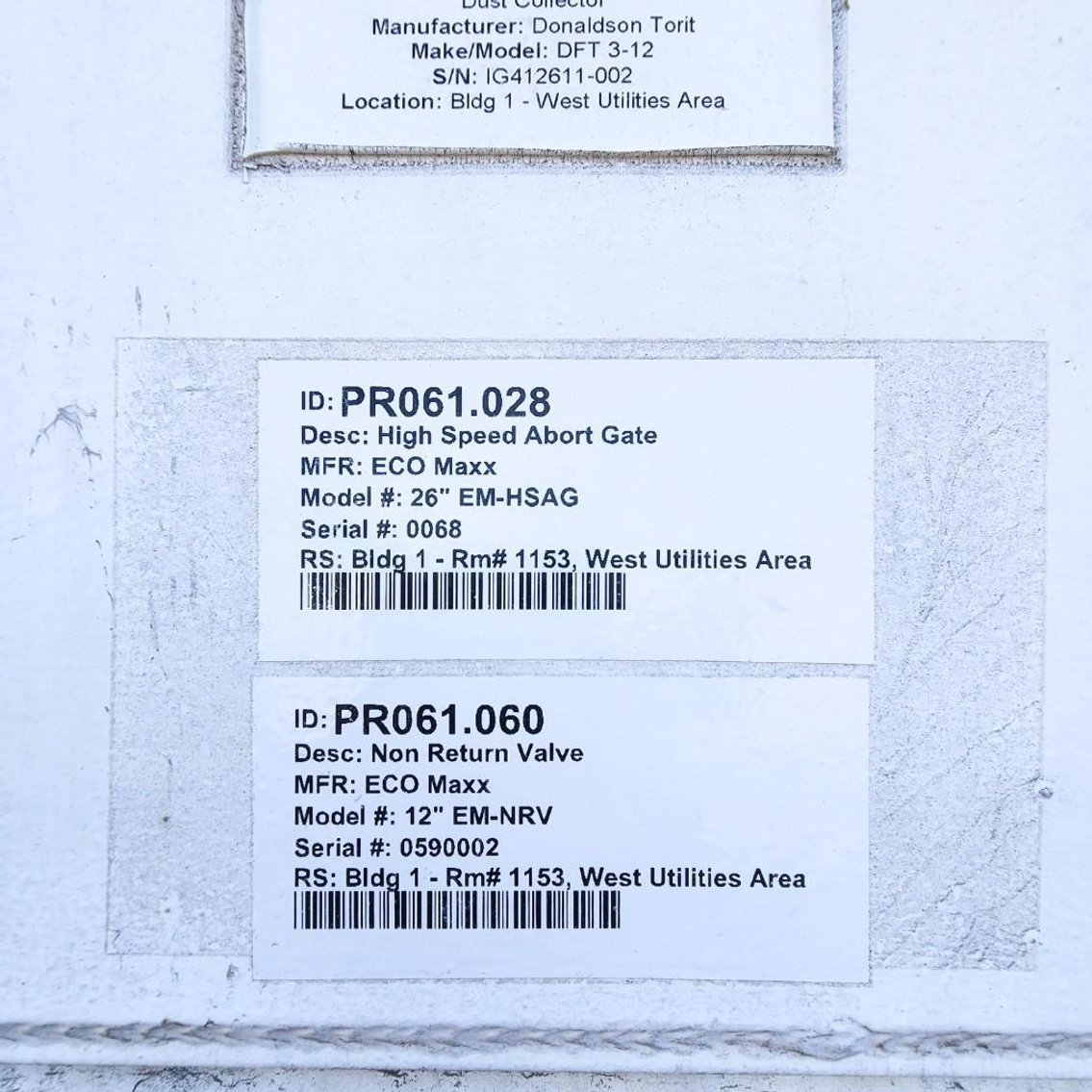 Image for MJK2051 Donaldson Torit Dust Collector DFT 3-12