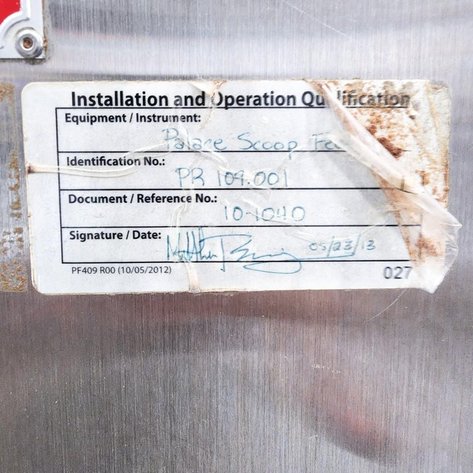 Image for MJK2052 Palace Packaging Machine Scoop Inserter CB-42-SF& H-15