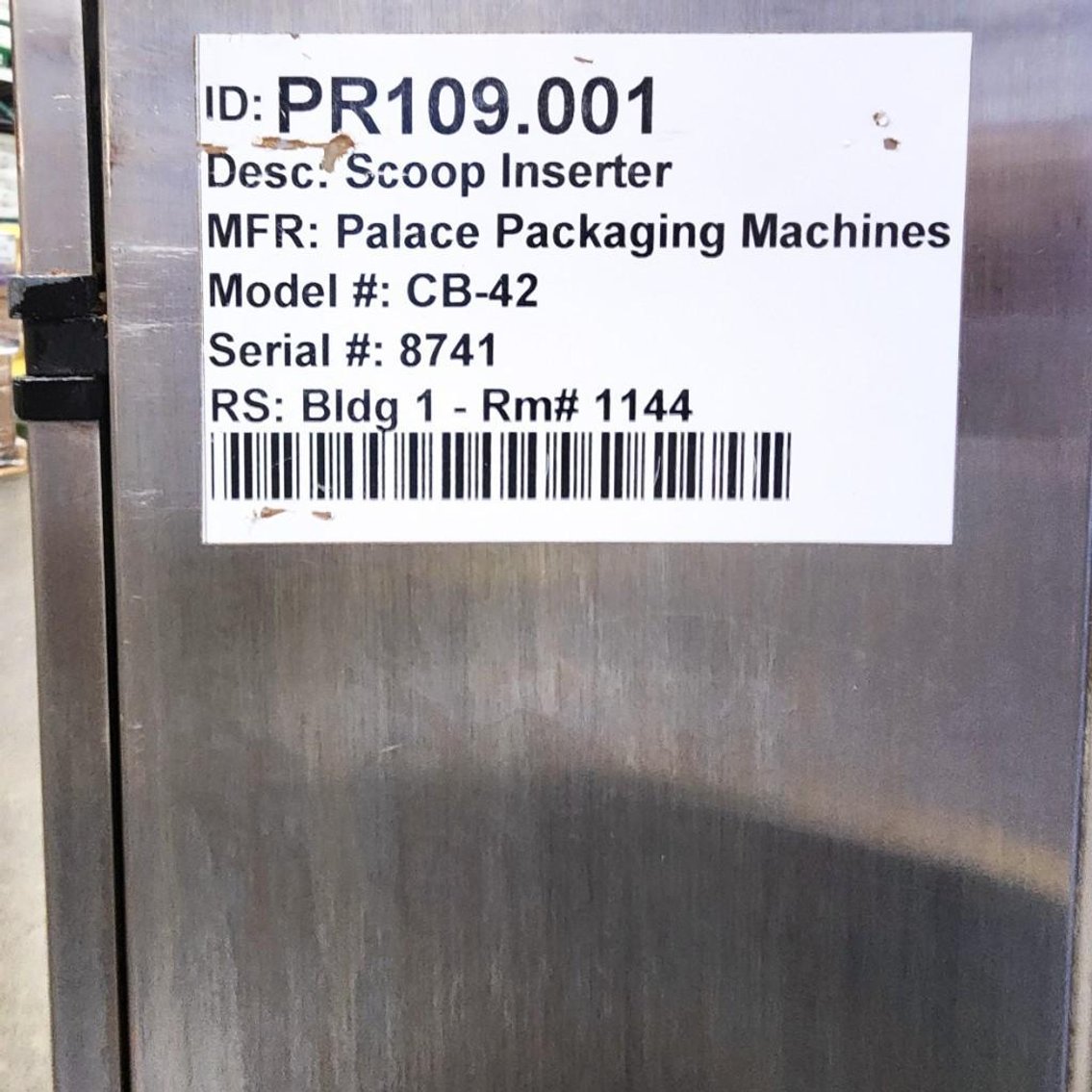 Image for MJK2052 Palace Packaging Machine Scoop Inserter CB-42-SF& H-15